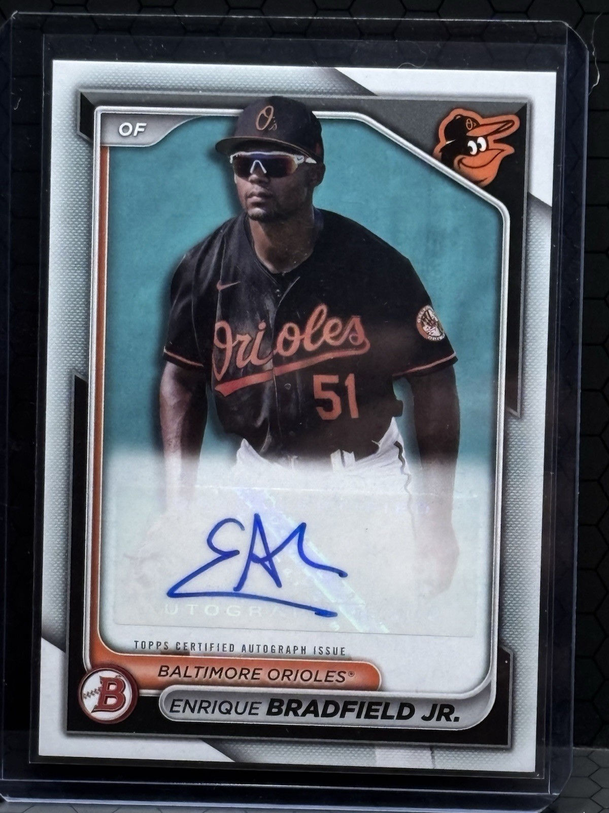 2024 Bowman - Paper Prospect Autographs Enrique Bradfield #PPRA-EB (AU, RC)