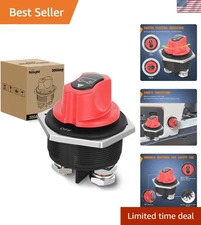 Heavy-Duty 300A Battery Isolator Switch for Cars, Boats, RVs – Safe Power Cutoff