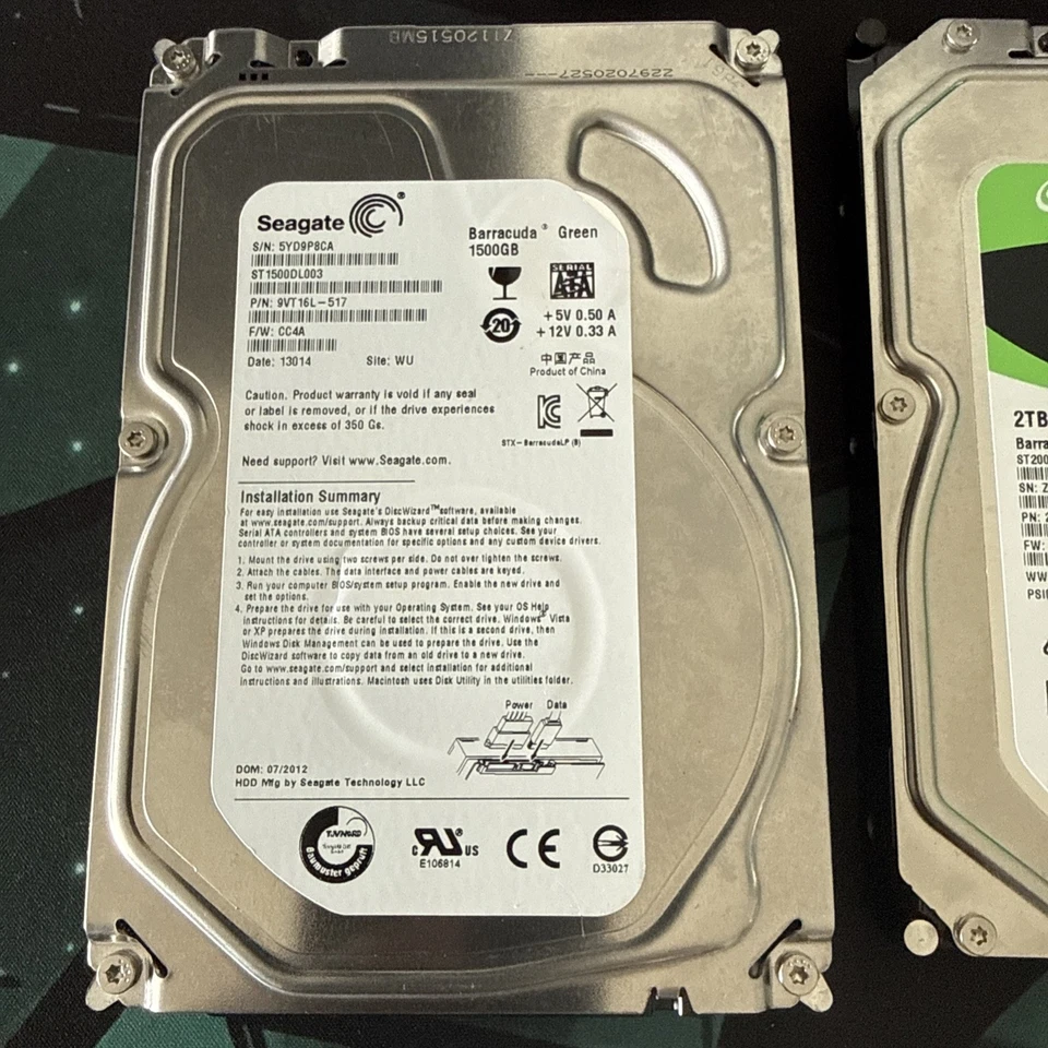 Seagate 2TB HDD + 1.5 TB HDD + Intel i3 4150 - Image 4 of 4