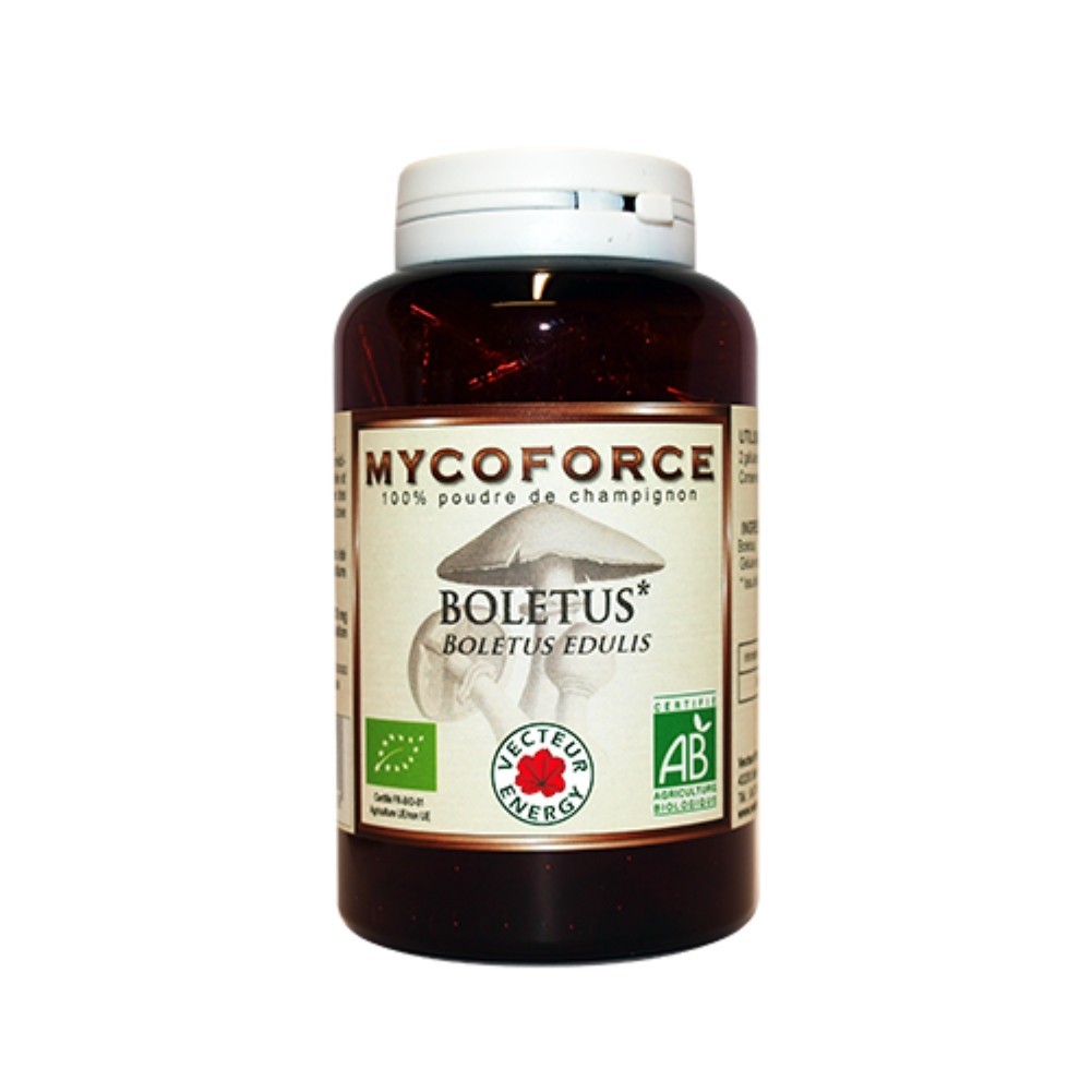 Mycoforce Boletus capsules BIO renforce les défenses naturelles hivernales