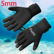 Thickening 5mm Diving Gloves Keep Warm Wearable Scratch Proof Glove Fish Hunting