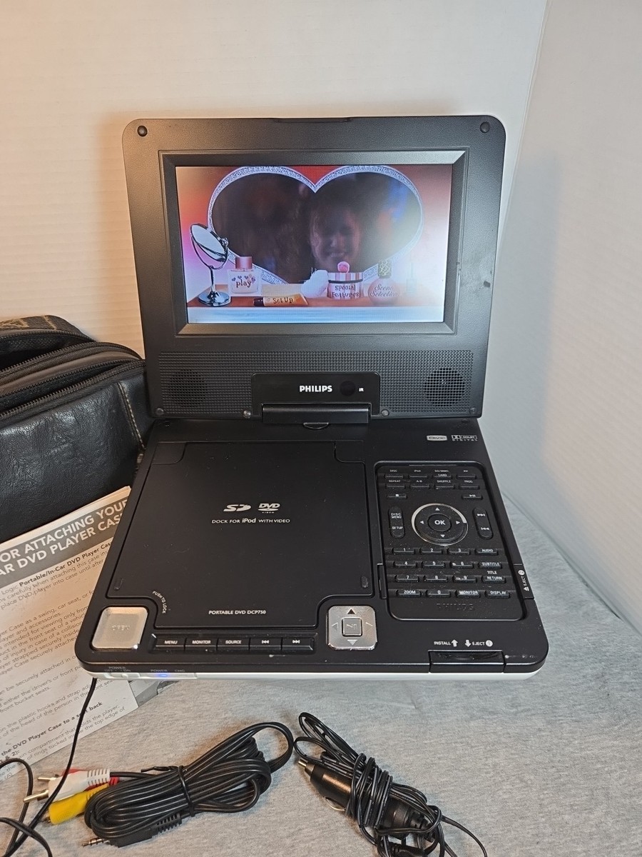 フィリップス ポータブルDVDプレーヤー Philips DCP750 Portable DVD Player (7