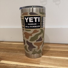YETI Rambler 20oz Tumbler TAN CAMO Limited Edition