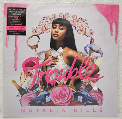 #ad Trouble Natalia Kills Pink Splatter Vinyl Graffit Records 1750 $84.95