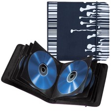 Hama 24er CD-Tasche Wallet für 24x CD DVD Blu-Ray Disc Case Hülle Aufbewahrung