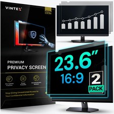 VINTEZ 2 Pack 24 Inch 16:9 Privacy Screen for Computer Monitor and Laptop