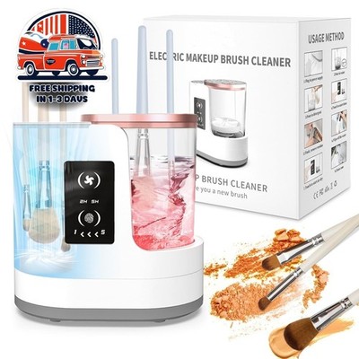 Limpiador y secador automático eléctrico para todo tipo de brochas de maquillaje