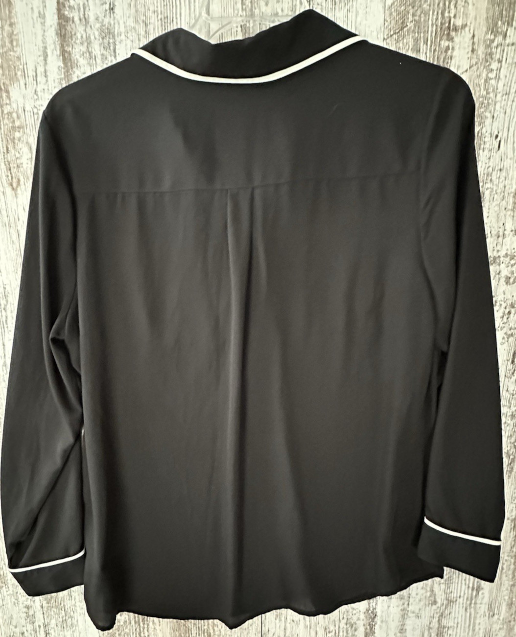 RELATIVITY Women's Plus Size 1X Black Button Fron… - image 2