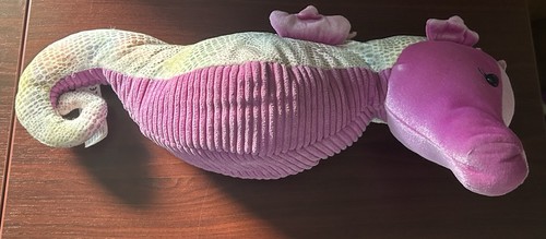Scentsy Buddy Suri The Seahorse Plush 16" Glittery Retired Plush- No Scent Pouch - Foto 10 di 24