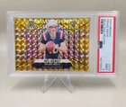 2024 Panini Mosaic NFL Debut Drake Maye Reactive Yellow PSA 9 #273 Mosaic Prizm