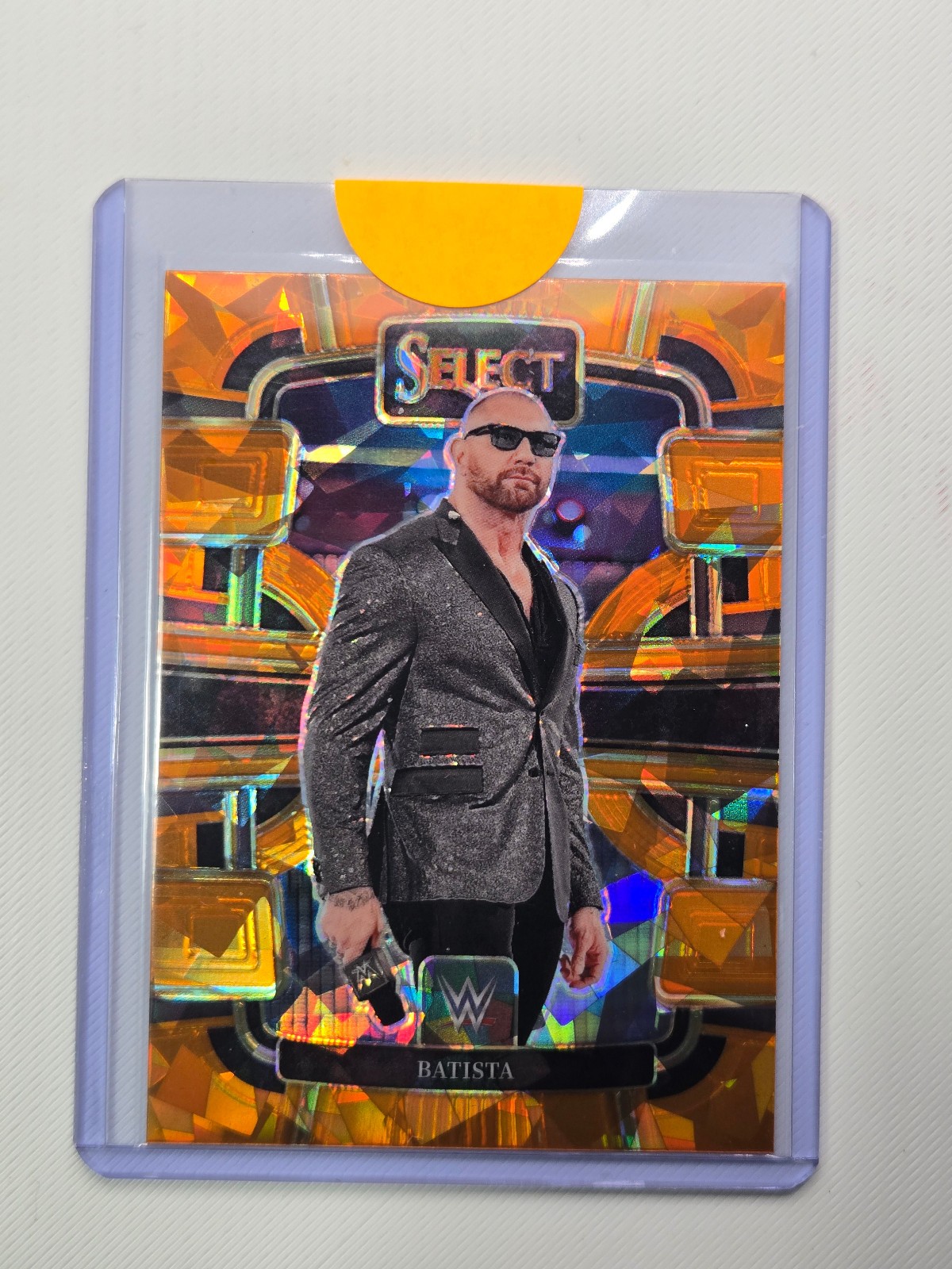 Batista 2024 Panini Select WWE #29 Concourse Orange Ice Trading Card