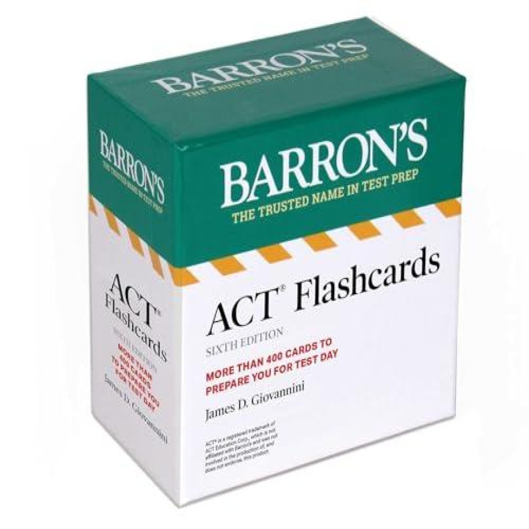 ACT Flashcards, Sixth Edition: Up-to-Date Review (2026) (Barron's ACT Prep) - Image 4