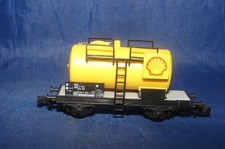 FLEISCHMANN N WAGON CITERNE SHELL TRAIN ELECTRIQUE