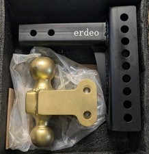 2" Receiver Drop/Rise Adjustable Towing Trailer Hitch DUAL BALL 2" 2 5-16"