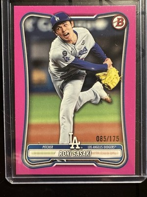 2026 Bowman Roki Sasaki Pink /175  Dodgers   
