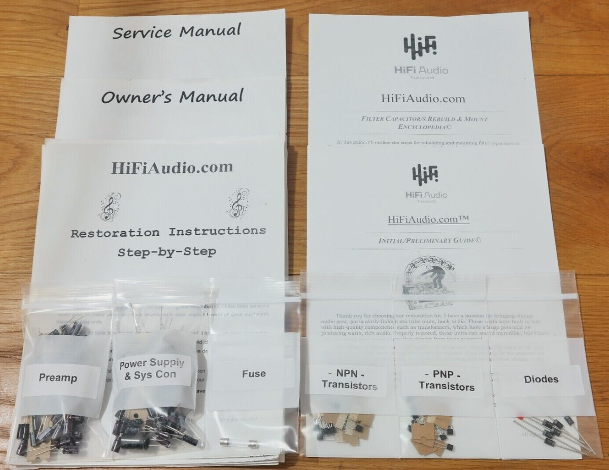 Akai GX-255 restoration rebuild service kit repair capacitor reel