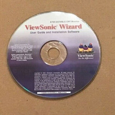 VIEWSONIC Wizard "User Guide and Installation Software" E70F-5/E70FB-5 CRT MONIT