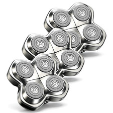 Pro 4 Shaver Replacement Heads for Skulls Pitbulls Series Gold PRO Silver PRO