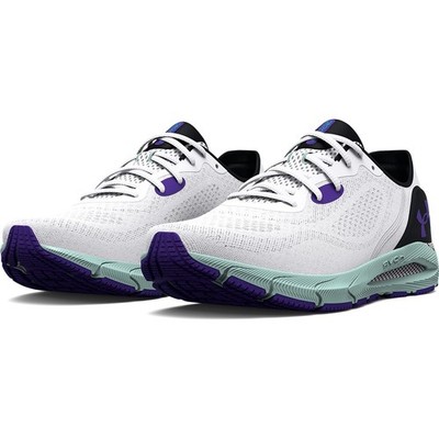 Under Armour 3024906 Women's UA HOVR Sonic 5 Running Shoes, White/Grape, Size 7