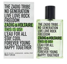 Zadig & Voltaire This Is Us! L'Eau For All Eau de Toilette 50ml New & Sealed