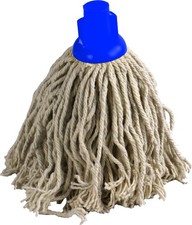 Heavy Duty Cotton Mop Head Replacement Universal Plastic Socket Colours PY14