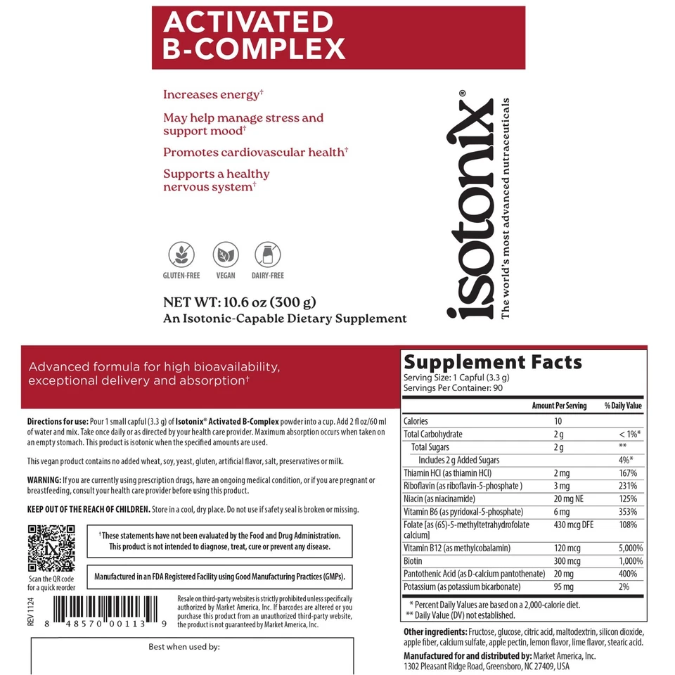 Isotonix Daily Essentials Kit (Without Iron) Multivitamin OPC3 B-Complex Calcium - Image 4 of 4