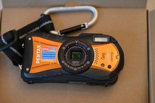 PENTAX Optio WG-1 14.0MP Digital Camera - Shiny Orange Boxed Kit - READ