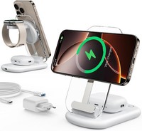 Ladestation 3 In 1 Mag Safe FüR Apple Watch Iphone Airpods Schreibtisch ZubehöR