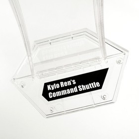 Display Stand for LEGO 75256 75104 Kylo Ren's Command Shuttle, stand only.