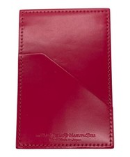 The Warmthcrafts-Manufacture Leather pass case pink