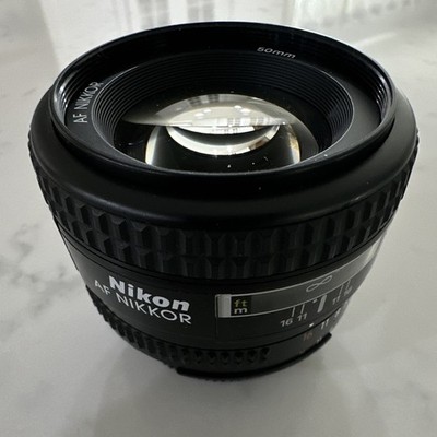 Nikon NIKKOR AF NIKKOR 50mm f/1.4 Lens Nikon F Mount Auto/Manual Focus