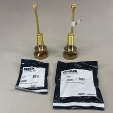 KOHLER Bathroom Sink Handle Set Vibrant Brushed Moderne Brass 77974-9-2MB