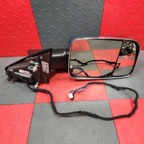 20-23 Dodge RAM 1500 OEM RH Passenger Door Mirror (Chrome Tow Mirror) 68276478AE