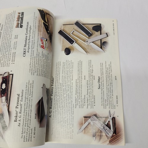 RARE A.G. Russell Knives 2005 Winter catalog book for knife collectors