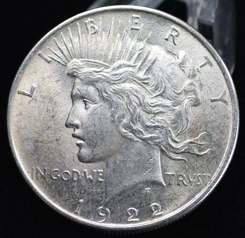 1922 Peace Silver Dollar $1 UNC 90% US Silver