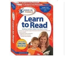 Hooked on Phonics Learn Levels 1 2 Complete Early Emergent Reader WE SHIP OVERSE