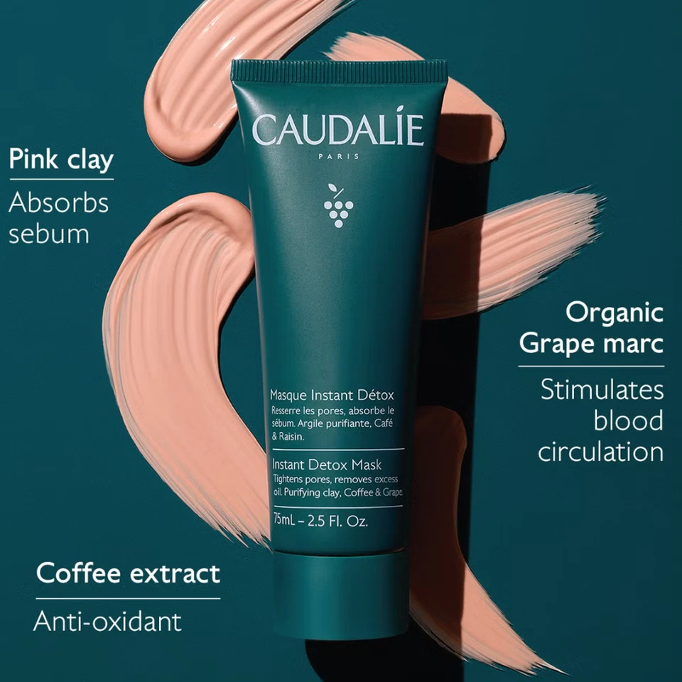 Caudalie Instant Detox Mask 75ml - Image 2 of 3