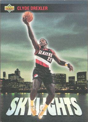 1993-94 Upper Deck Skylights - Clyde Drexler #473 Trailblazers