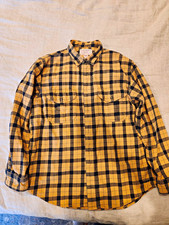 Filson Alaskan Guide Men's Flannel Plaid Button-Up Shirt Size M