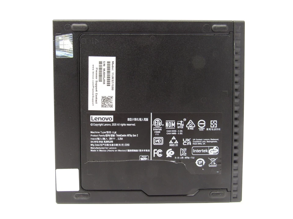 Lenovo Thinkcentre M75q Gen 2 Ryzen 5 PRO 5650GE 3.40Ghz 16GB RAM 512GB SSD - Image 2 of 4