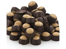 Callebaut 1.5 lb DARK Chocolate Peanut Butter BUCKEYES Candy w Gertrude Hawk Ing