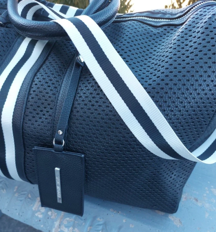 Steve Madden Weekender Bolso de Lona Deportivo B/N Correa para el Hombro Foto 2 de 4