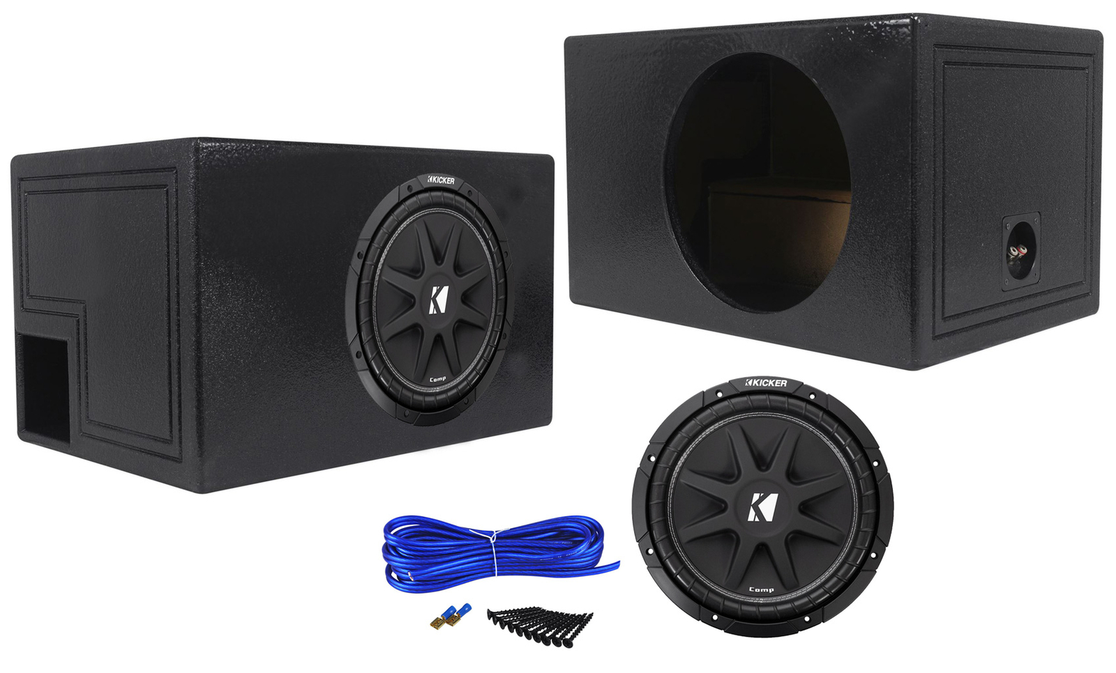 Автомобильный сабвуфер KICKER 43C124 Comp 12 мощностью 300 Вт SVC на 4 Ом Вентилируемый корпус сабвуфера 32990₽