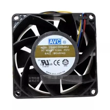 AVC 2B08038B48U-P072 8038 DC48V 0.58A 8CM  Server Cooling Fan