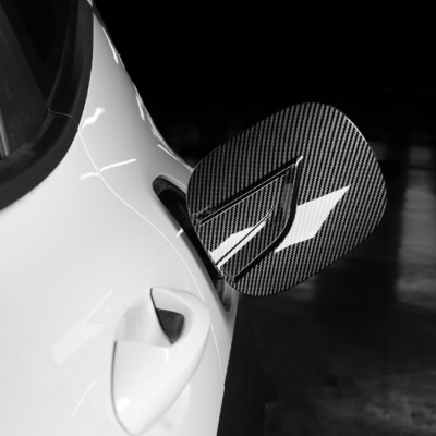 #ad #ad Fuel Filler Door Gas Tank Cap Cover Trim For Hyundai Kona 2024 2025 Accessories $20.99