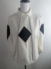 Vintage 80s/90s Gitano Sz S Collared Polo Sweatshirt Womens Sweater Jumper 