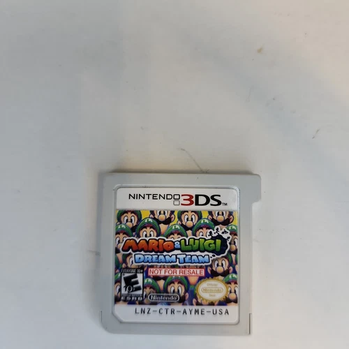 NFR Mario & Luigi Dream Team Tested Working Property Of Nintendo Demo Kisok Cart