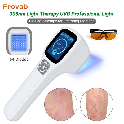 308nm/64Diodes Frovab UVB Therapy Lamp, UVB Light for Boosting Vitamin D Levels