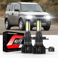 For Honda Element 2003-11 LED Headlights Kit Combo Bulbs Hi/Lo Beam White