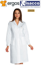 Women's Long Sleeve White Work Buttons 100 Cotton Satin Shirt Jacket